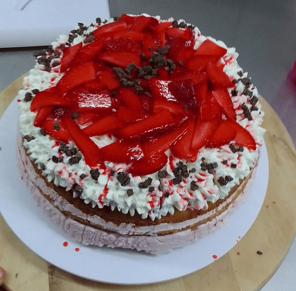 Erdbeersahne Torte